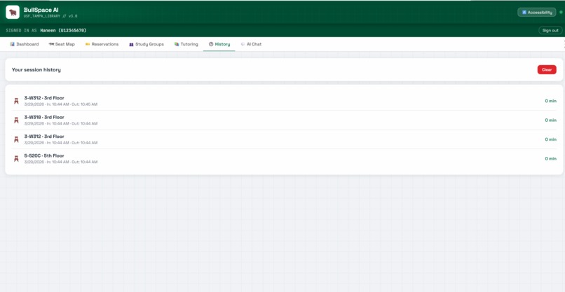 BullSpace AI — USF Smart Library System – screenshot 11