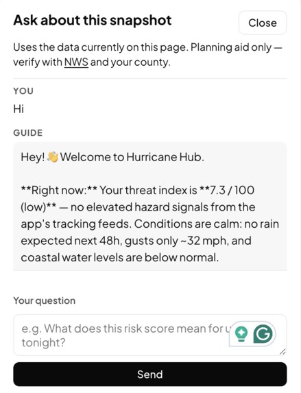 HurricaneHub – screenshot 1
