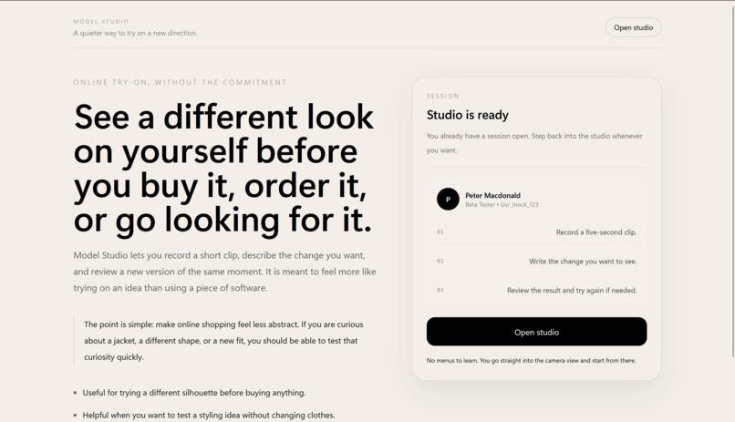 Model Studio – screenshot 2