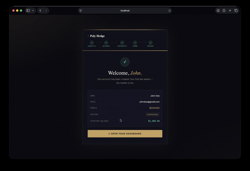 PolyHedge — Alpha Engine for Prediction Markets – screenshot 13