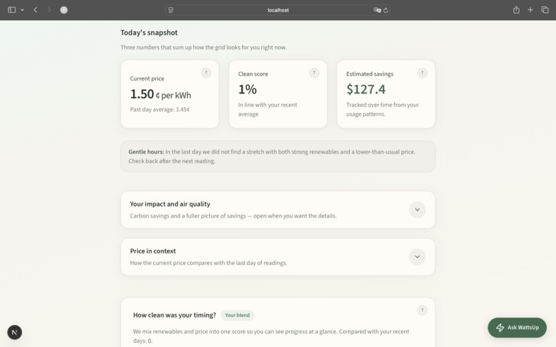 wattsup? – screenshot 3