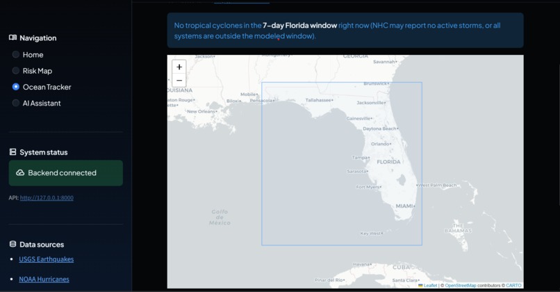 Disaster Risk Prediction – screenshot 2