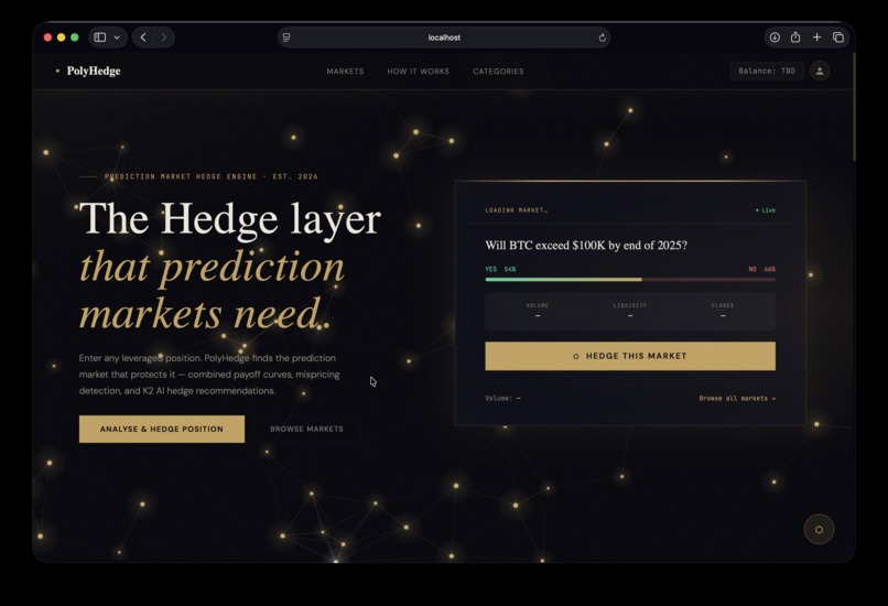 PolyHedge — Alpha Engine for Prediction Markets – screenshot 14