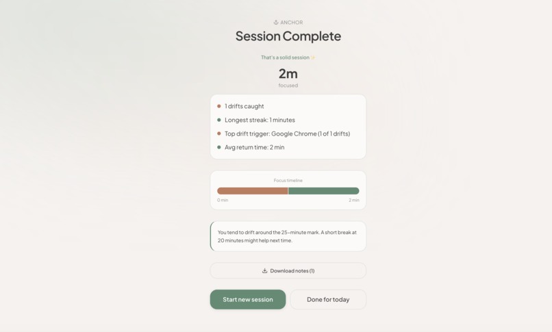 Anchor – screenshot 11