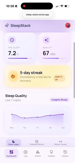 SleepStack – screenshot 2