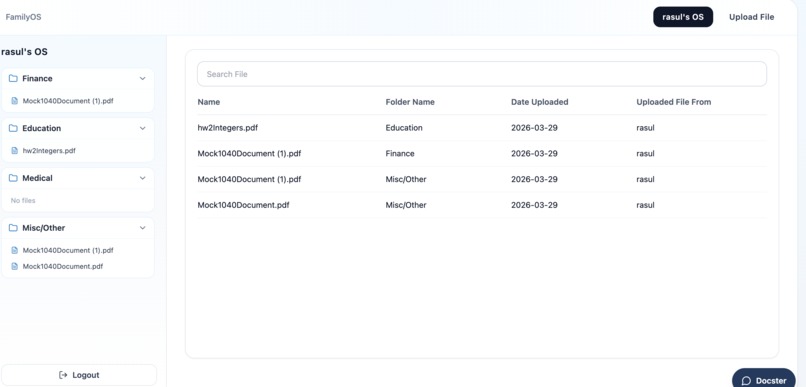 FamilyOS – screenshot 1