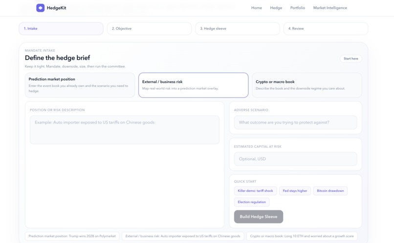 HedgeKit – screenshot 2