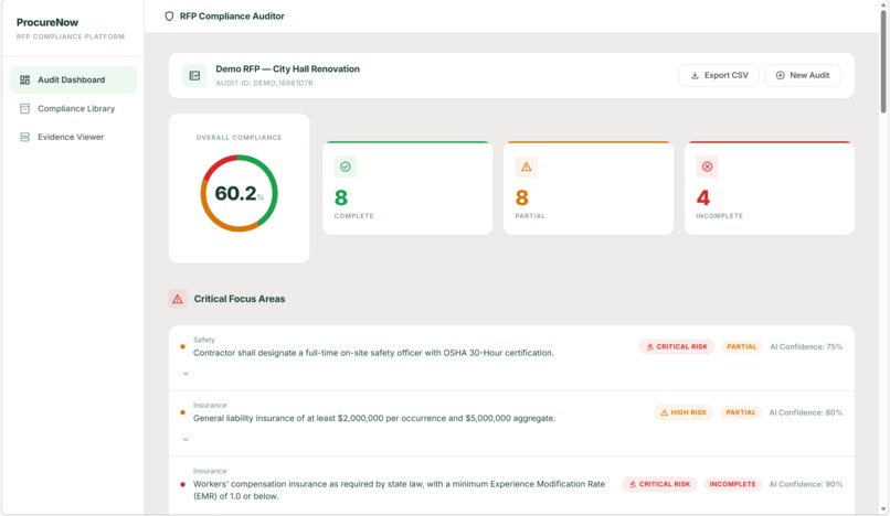 ProcureNow – screenshot 2