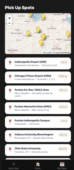 BoilerRides – screenshot 3