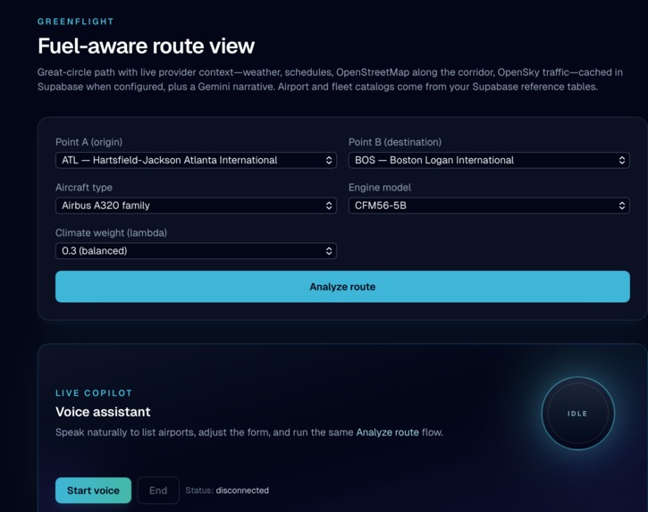 GreenFlight – screenshot 1