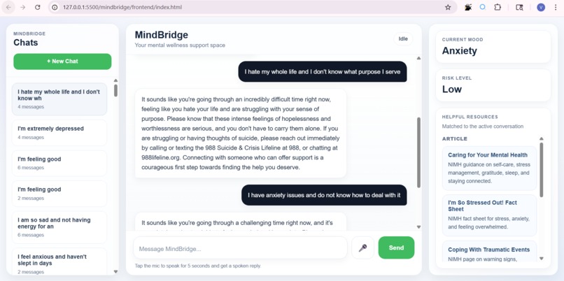 Mindbridge – screenshot 1