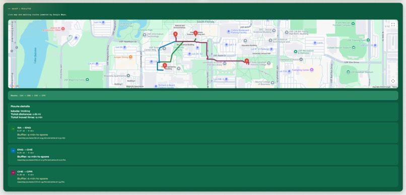 USF Campus Navigator – screenshot 2