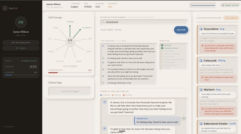 CareCall – screenshot 2