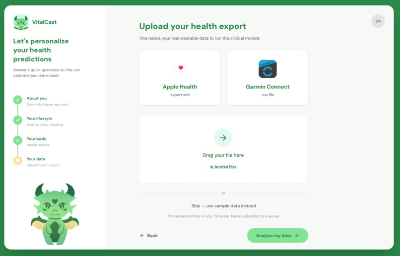 VitalCast AI – screenshot 2