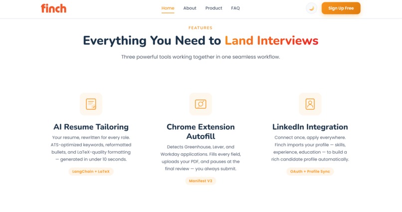 AggieX — Startup Challenge, Finch – screenshot 3