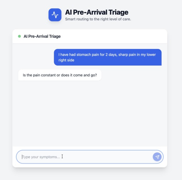 Triage AI – screenshot 1