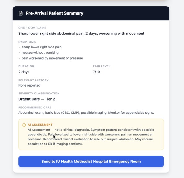Triage AI – screenshot 3