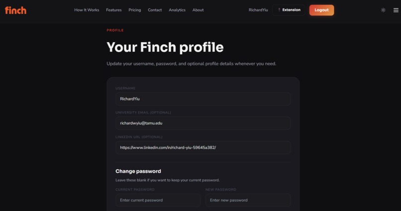 ApplyFinch -- AggieX – screenshot 2