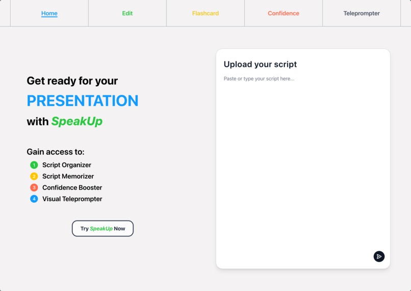 SpeakUp – screenshot 1
