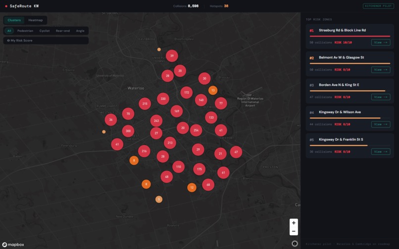 SafeRoute – screenshot 1