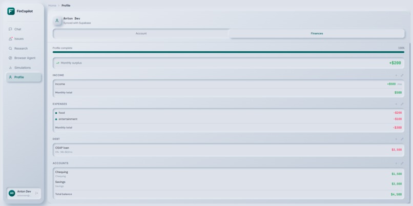 FinCopilot – screenshot 16