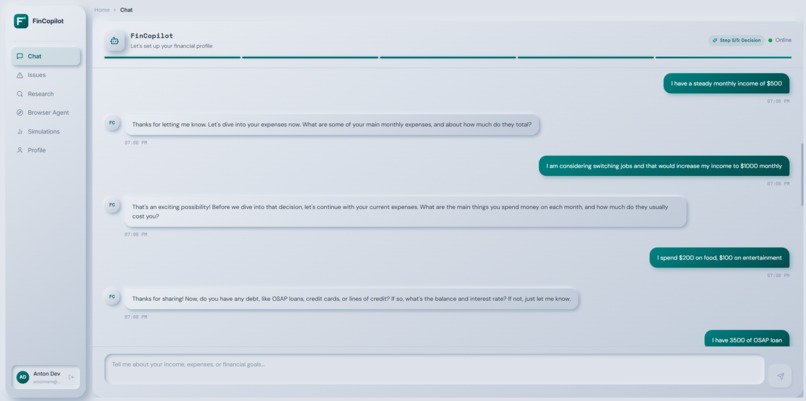 FinCopilot – screenshot 7
