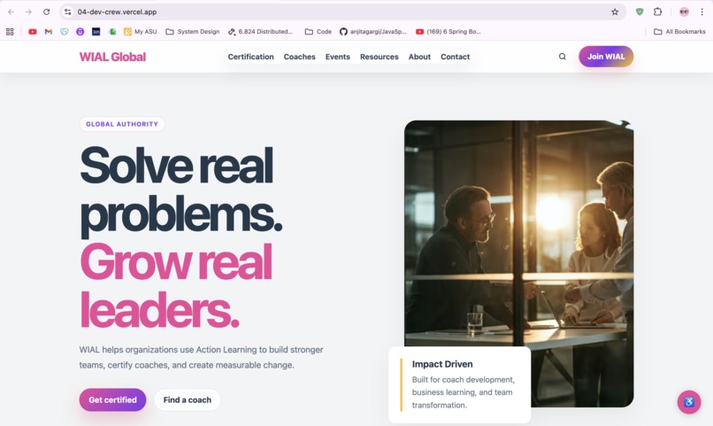 WIAL Platform – screenshot 1