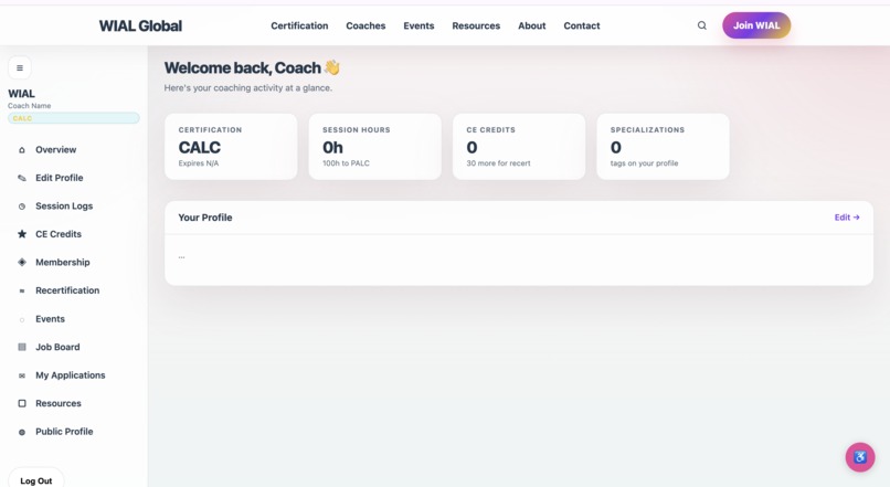 WIAL Platform – screenshot 9