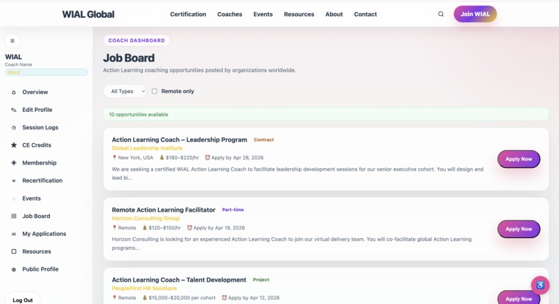 WIAL Platform – screenshot 11