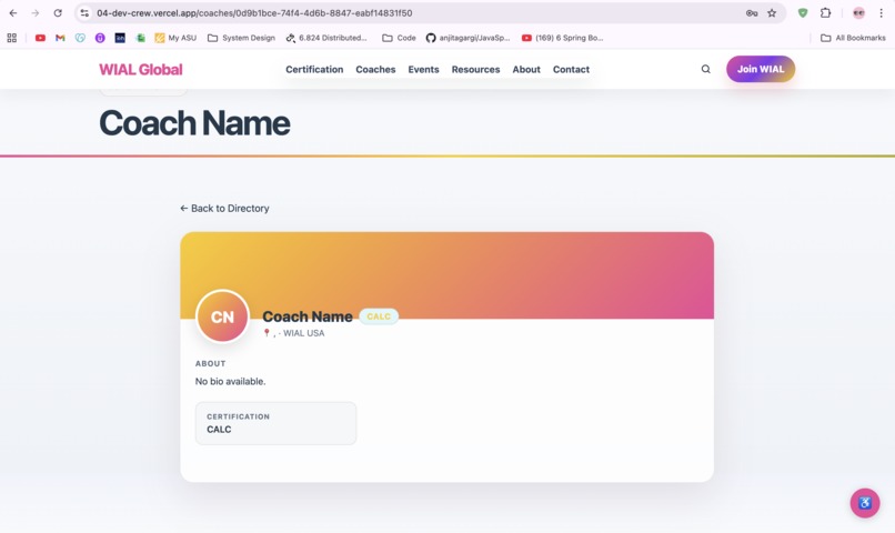 WIAL Platform – screenshot 12
