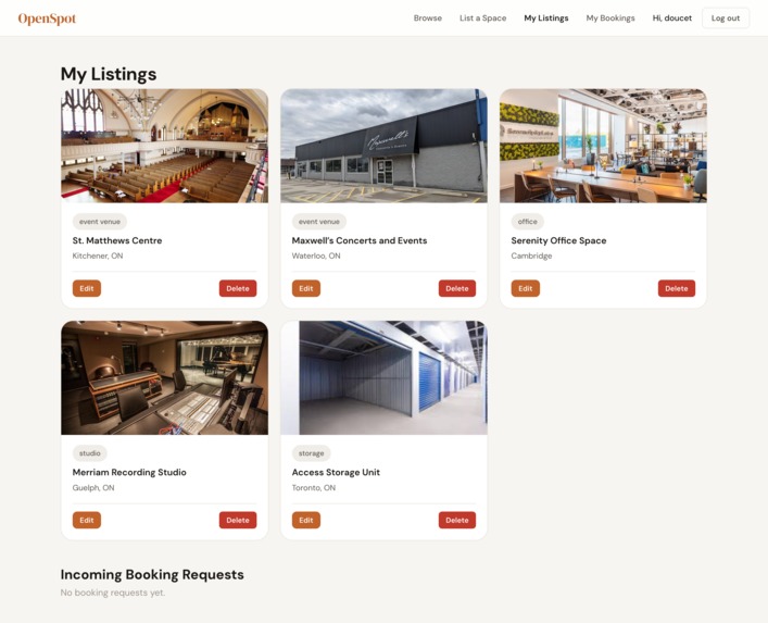 Openspot – screenshot 3