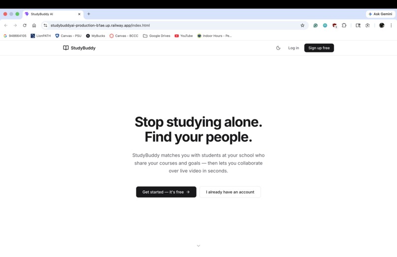 StudyBuddy AI – screenshot 1
