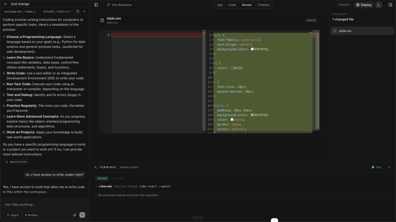  Vibecode: Your Autonomous AI Team – screenshot 6