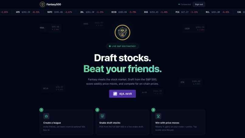 Fantasy500 – screenshot 1