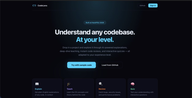 CodeLens – screenshot 1