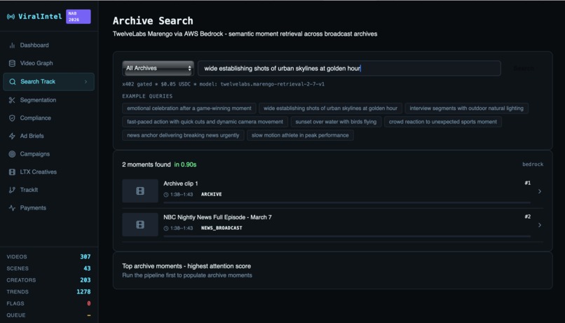 Video intelligence – screenshot 1
