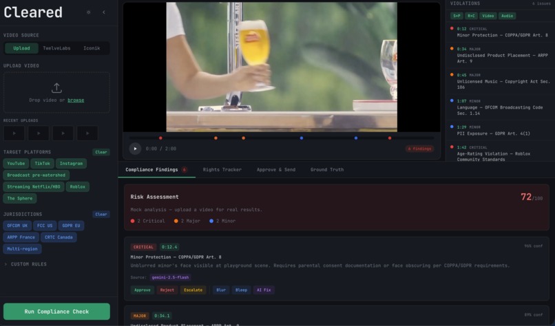 cleared - compliance track – screenshot 3