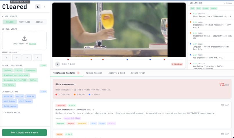 cleared - compliance track – screenshot 4