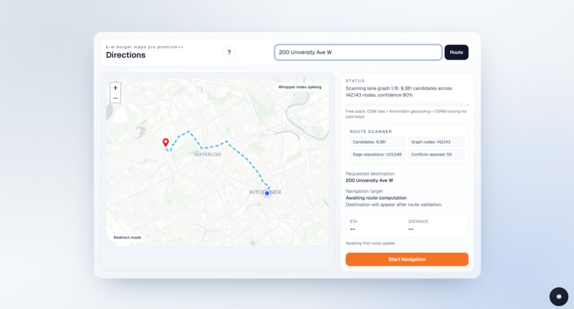 k-w burger maps pro premium++ – screenshot 2