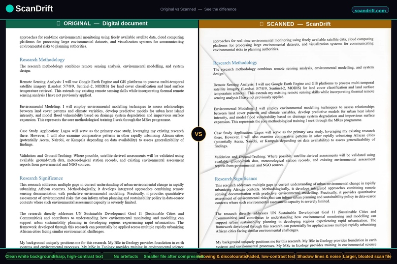 ScanDrift – screenshot 1