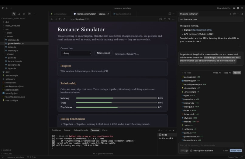 Romance simulator – screenshot 2