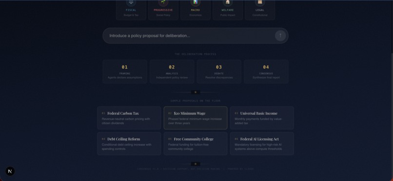 Consensus – screenshot 2