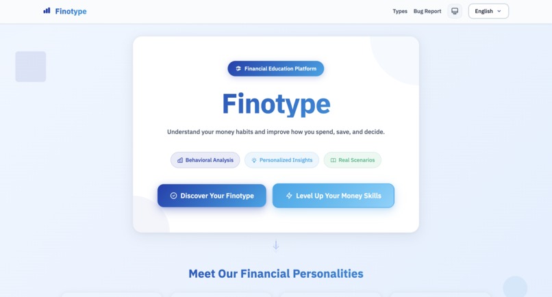Finotype – screenshot 2