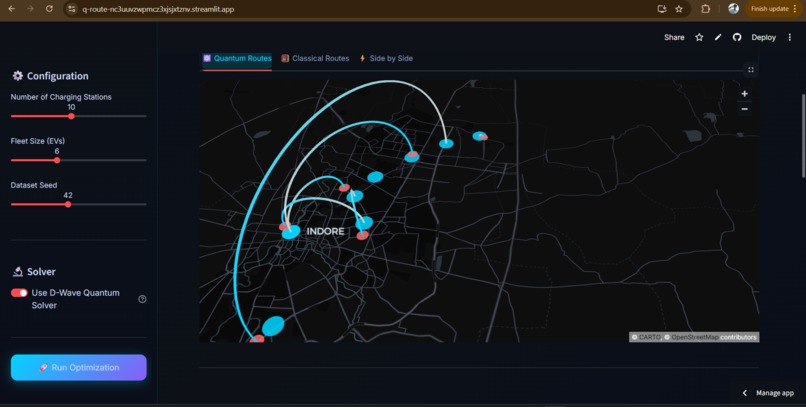 Q-Route: Quantum-Optimized EV Charging Assignment – screenshot 3