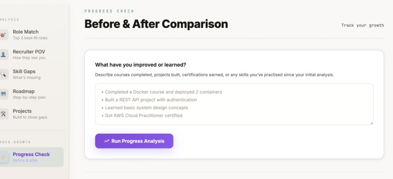 AI Career GPS – Skill Gap Analyzer for Tech – screenshot 10