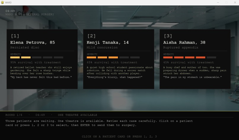 WARD – screenshot 2
