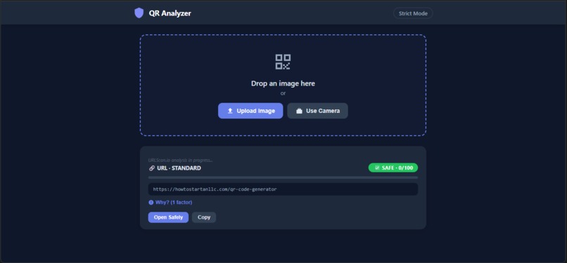 QR SAFETY – screenshot 2