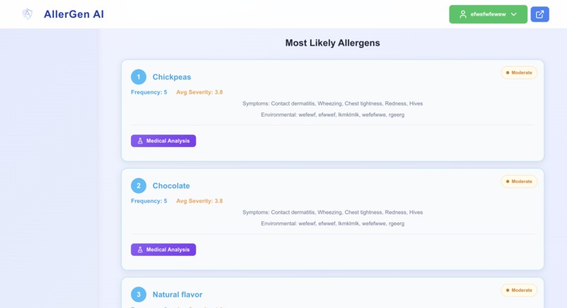 AllerGen AI – screenshot 4