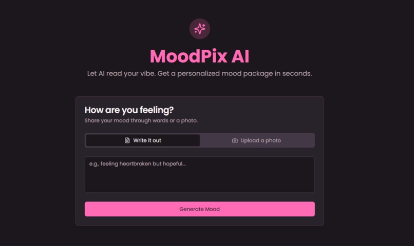 MoodSnap-AI – screenshot 1