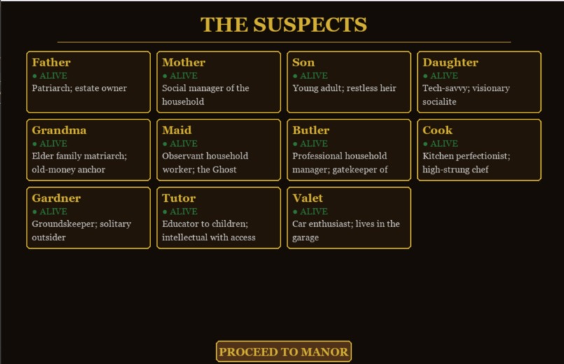 BlackWood Manor Murder Mystery – screenshot 3